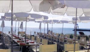 Port Nature Facilities, Le Cap d'Agde Resort. Restaurants, clubs, shops.