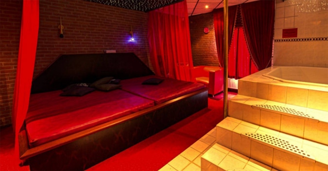 Playrooms in a swingers club in Holland